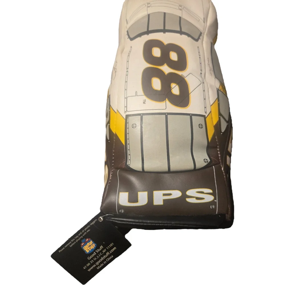 NASCAR 88 UPS Dale Jarrett Race Car Shaped Plush Pillow Good Stuff Collectible